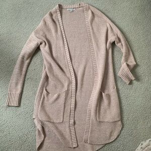 Pink knitted sweater